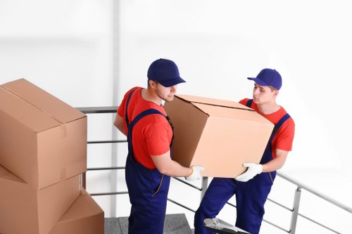 Professional furniture pick-up in a Mayfair home setting