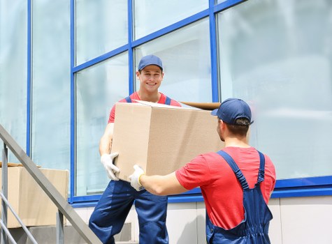 Packing and loading services for a Mayfair apartment move