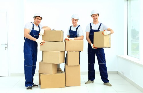 Lifting and carrying furniture with protective equipment
