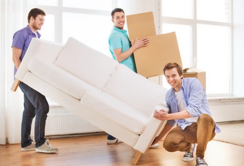 Moving team planning a Mayfair relocation with premium service