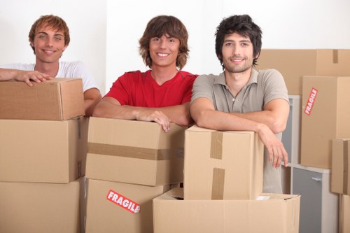 Local moving team preparing for a discreet Mayfair relocation