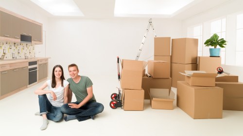 Loading furniture safely into a removal vehicle