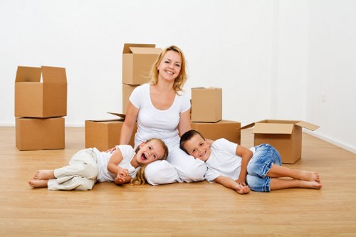 Residential moving support for a Mayfair apartment move