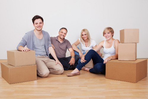 Careful packing and loading for a central London Mayfair property