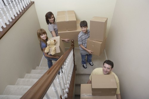 Specialist handling of valuable furniture during a Mayfair home move